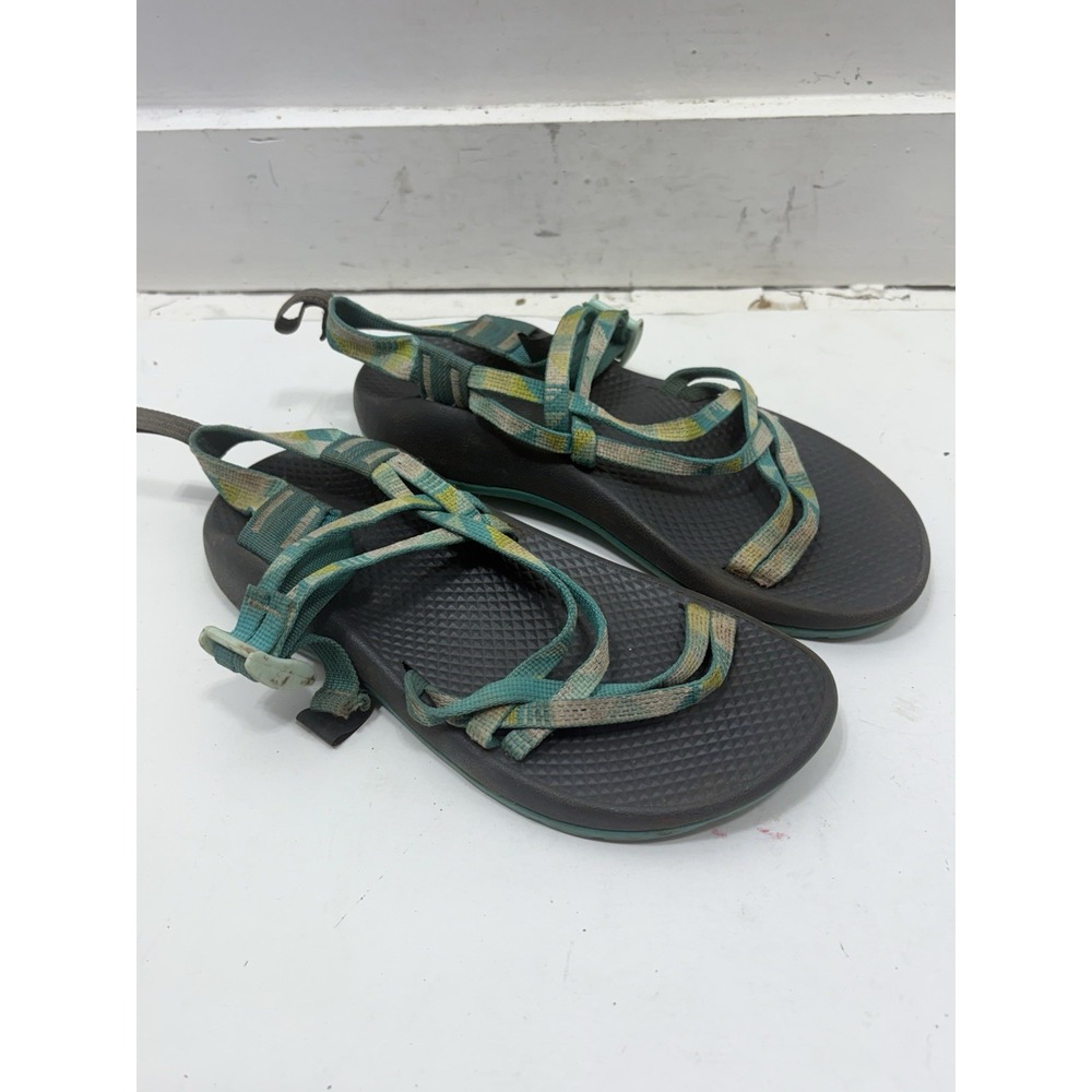 CHACO WOMEN'S ZX2‎ CLASSIC ATHLETIC SPORT PINK BLUE SANDALS SIZE 5